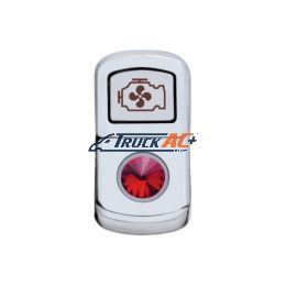 "Engine Fan" Rocker Switch Cover With Red Crystal - United Pacific 45087