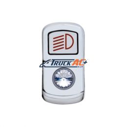 "Headlight" Rocker Switch Cover With Clear Crystal - United Pacific 45132