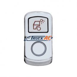 "Load Light" Chrome Rocker Switch Cover - Plain - United Pacific 45136