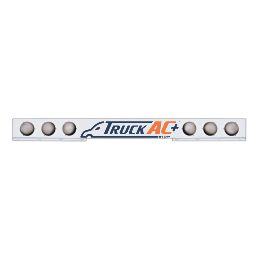 Stainless 1 Piece Rear Light Bar With Six 4" Light Cutouts - United Pacific 20237