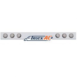 Chrome 1 Piece Rear Light Bar With Six 4" Light Cutouts - United Pacific 30237