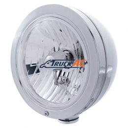 Stainless Steel "Bullet" Classic Headlight Crystal H4 Bulb - United Pacific 30426