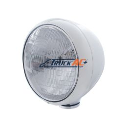 Stainless Steel Guide 682-C Style Headlight H6024 Bulb - United Pacific 31790
