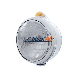 Chrome Guide 682-C Headlight 6014 & Dual Mode LED Signal - Amber Lens - United Pacific 32400