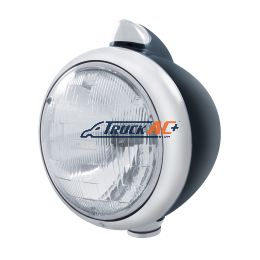 91101020, 91606049 Black Guide 682-C Headlight H6024 & Original Style LED Signal - Clear Lens - United Pacific 32637