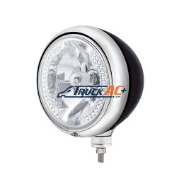 Black Guide 682-C Style Headlight H4 Bulb With 34 White LED - United Pacific 32654