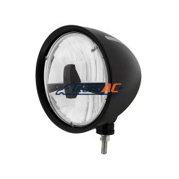 Black "Billet" Style Groove Headlight 5 LED Bulb - Blackout - United Pacific 32676
