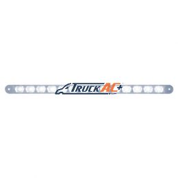 14 LED 12" Auxiliary Strip Light - White LED/Clear Lens - United Pacific 39485B