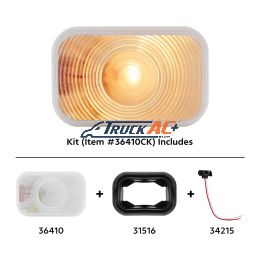 Rectangular Back-Up Light Kit - United Pacific 36410CK