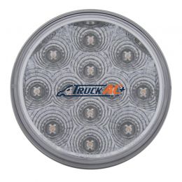 12 LED 4" Reflector Auxiliary/Utility Light - White LED/Clear Lens - United Pacific 39510