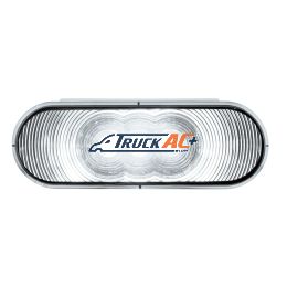 6 LED 6" Oval Light (Back-Up)-White LED/Clear Lens - United Pacific 38068B