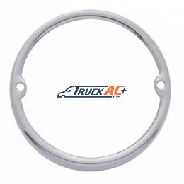 Stainless Round Cab Light Bezel - United Pacific 30304