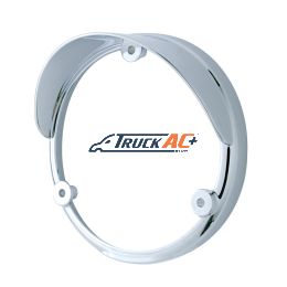 Round Double Face Light Bezel With Visor - Fits 38113 Series - United Pacific 32104