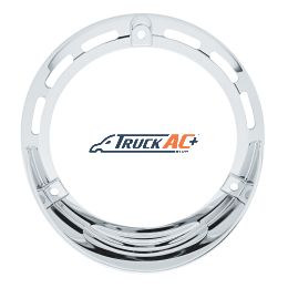 Round Turn Signal Light Bezel With Up Side Down Visor - United Pacific 32110