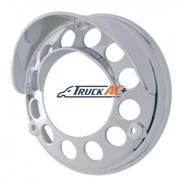 Chrome Plastic Light Bezel With Visor For UP LED Double Face Turn Signal Light - United Pacific 32132