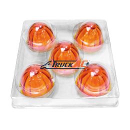 Watermelon Glass Marker Light Lens - Amber (5 Pcs) - United Pacific 30312P5