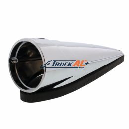 Chrome "Competition Series" LED Cab Light Housing Without Visor For Grakon 1000 Style Light - United Pacific 30607B