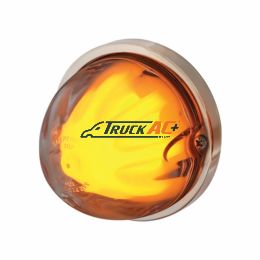 9 LED Dual Function GloLight Watermelon Flush Mount Kit - Amber LED/Clear Lens - United Pacific 34410