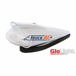 9 LED Dual Function GloLight Watermelon Grakon 1000 Style Cab Light Kit With Visor - Amber LED/Clear Lens - United Pacific 36750