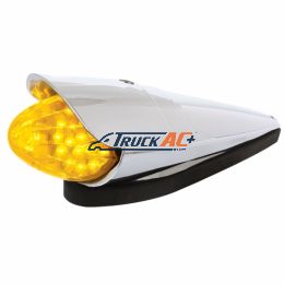 19 LED Reflector Grakon 1000 Cab Light Kit With Visor - Amber LED/Amber Lens - United Pacific 36753