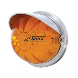 17 LED Watermelon Flush Mount Kit With Visor - Amber LED/Amber Lens - United Pacific 37270