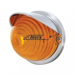 17 LED Beehive Flush Mount Kit With Visor - Amber LED/Amber Lens - United Pacific 37274