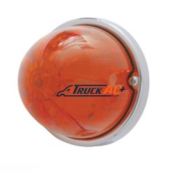 17 LED Watermelon Flush Mount Kit With Low Profile Bezel - Amber LED/Dark Amber Lens - United Pacific 37311