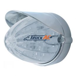 19 LED Watermelon Grakon 1000 Flush Mount Kit With Visor - Amber LED/Clear Lens - United Pacific 37712