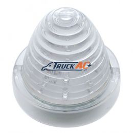 13 LED Beehive Truck-Lite Style Cab Light - Amber LED/Clear Lens - United Pacific 38279