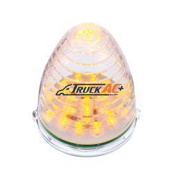 19 LED Beehive Grakon 1000 Cab Light - Amber LED/Clear Lens - United Pacific 38461