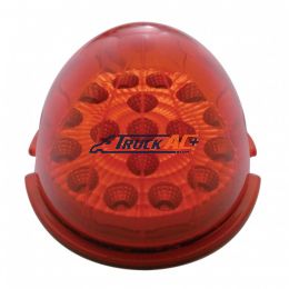17 LED Dual Function Reflector Cab Light - Red LED/Red Lens - United Pacific 39321B
