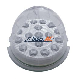 17 LED Dual Function Reflector Cab Light - Amber LED/Clear Lens - United Pacific 39322B