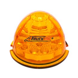 17 LED Reflector Watermelon Maze Cab Light - Amber LED/Amber Lens - United Pacific 39349