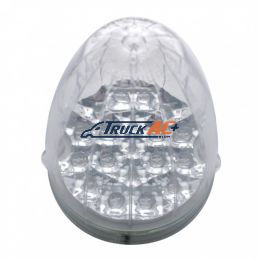 19 LED Reflector Grakon 1000 Style Cab Light - Amber LED/Clear Lens - United Pacific 39458