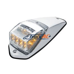 17 LED Reflector Grakon 5000 Style Cab Light Kit - Amber LED/Clear Lens - United Pacific 39530