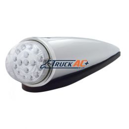 17 LED Watermelon Clear Reflector Cab Light Kit - Amber LED/Clear Lens - United Pacific 39536