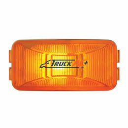 Single Bulb Rectangular Light (Clearance/Marker) - Amber Lens - United Pacific 30141