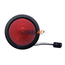 2-1/2" Round Beehive Light Kit (Clearance/Marker) - Red Lens - United Pacific 30172