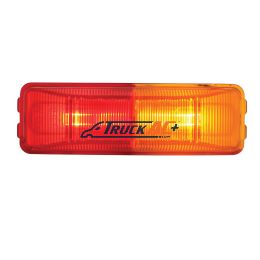 Incandescent Rectangular Fender Mount Light (Clearance/Marker) - Amber & Red Lens - United Pacific 31050