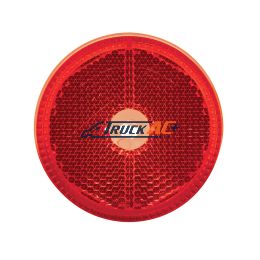 2-1/2" Round Reflectorized Light (Clearance/Marker) - Red Lens - United Pacific 31059