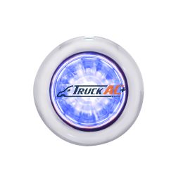 4 LED Dual Function 3/4" Mini Watermelon Light (Clearance/Marker) - Blue LED/Clear Lens - United Pacific 34851