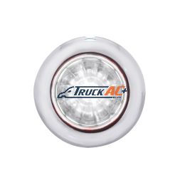 4 LED Dual Function 3/4" Mini Watermelon Light (Clearance/Marker) - White LED/Clear Lens - United Pacific 34852