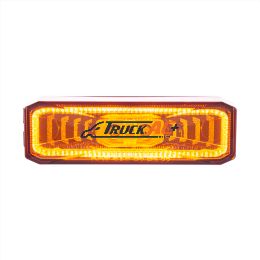 10 LED Rectangular Abyss Light (Clearance/Marker) - Amber LED/Amber Lens - United Pacific 36010