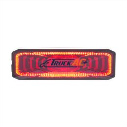 10 LED Rectangular Abyss Light (Clearance/Marker) - Red LED/Red Lens - United Pacific 36011