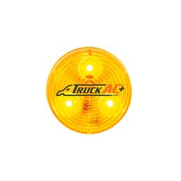 3 LED 2" Round Low Profile Light (Clearance/Marker) - Amber LED/Lens - United Pacific 36107B