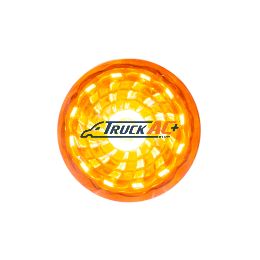 LED 1-1/4" Round Light (Clearance/Marker) - Amber LED/Amber Lens - United Pacific 36380