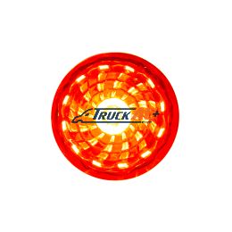 LED 1-1/4" Round Light (Clearance/Marker) - Red LED/Red Lens - United Pacific 36382