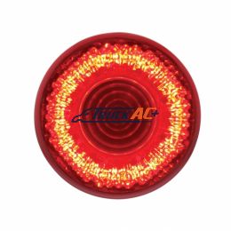 9 LED 2" Round Mirage Light (Clearance/Marker) - Red Led/Red Lens - United Pacific 36525B