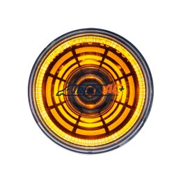 4 LED 2" Round Abyss Light (Clearance/Marker) - Amber LED/Clear Lens - United Pacific 36576