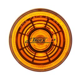 4 LED 2-1/2" Round Abyss Light (Clearance/Marker) - Amber LED/Amber Lens - United Pacific 36579